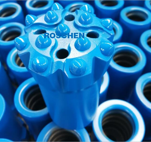 Threaded Button Bit T38-89 Q14 untuk pengeboran Top Hammer