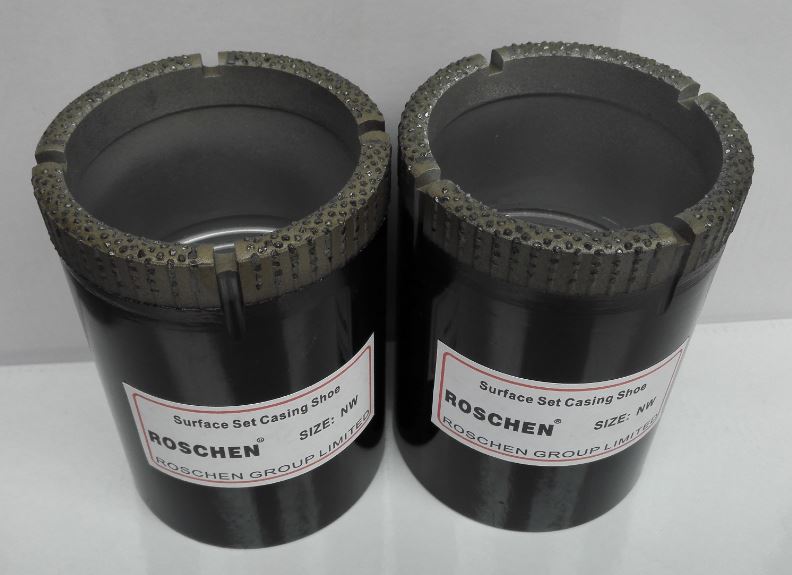 sepatu casing set permukaan